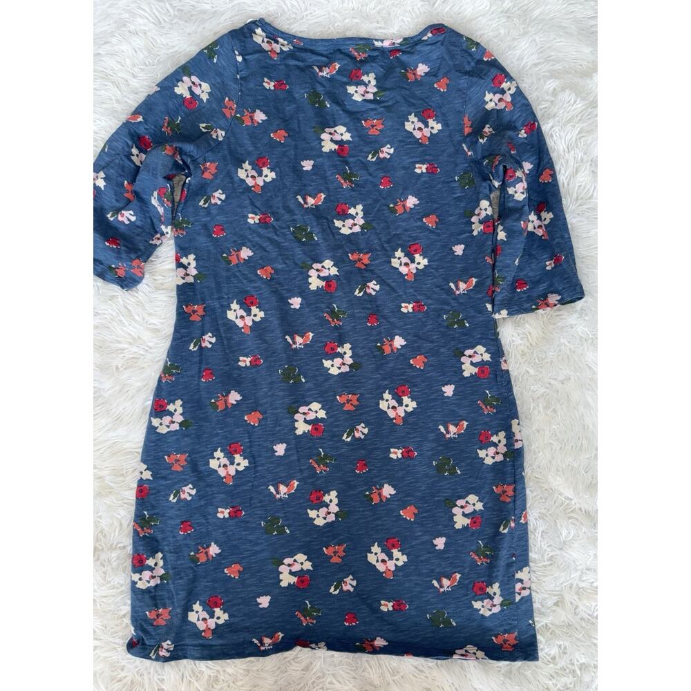 Boden Women’s 6 Blue Floral Two Pocket Knit Dress. Pretty, Exc. Quality & Cond - Picture 8 of 11